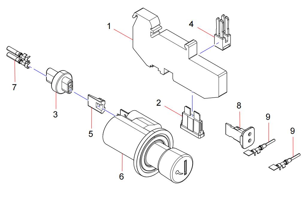 11447306 24V/10A power interface
