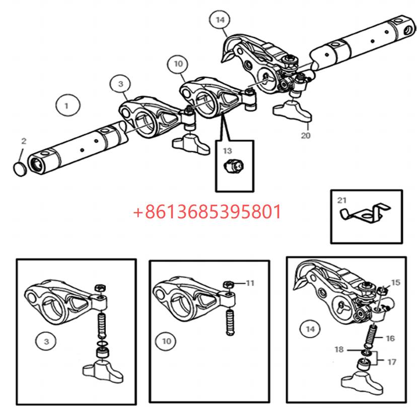 60349721 Mechanical valve - Intake EGR assembly