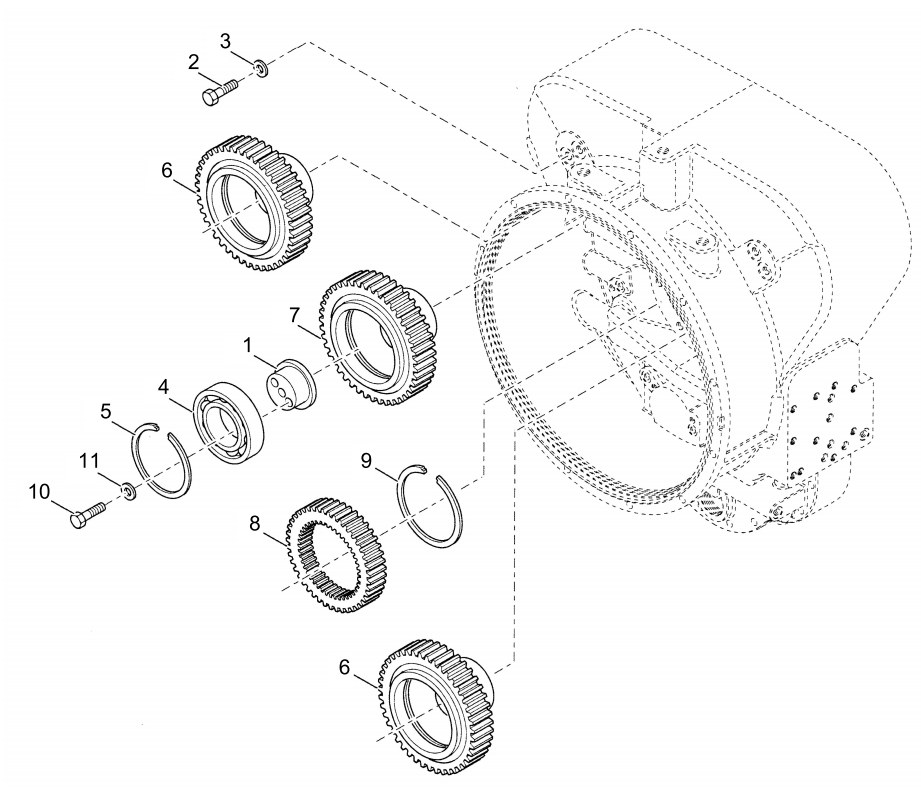 60139867 Pump drive assembly