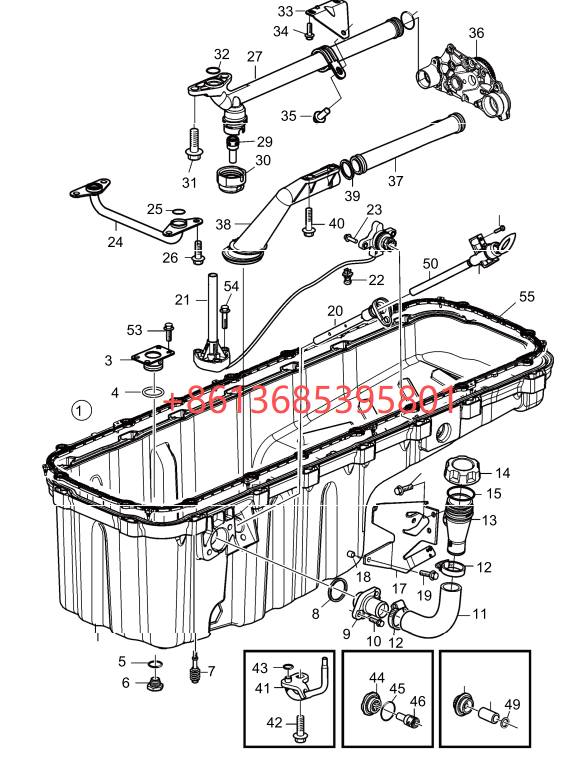 60349727 Oil pan assembly