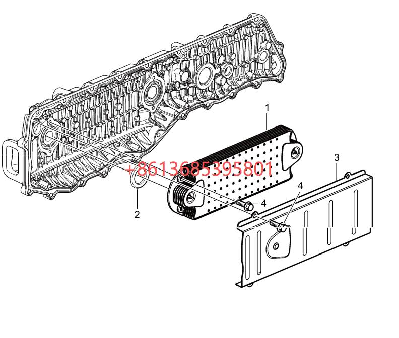 60349729 Oil cooler assembly
