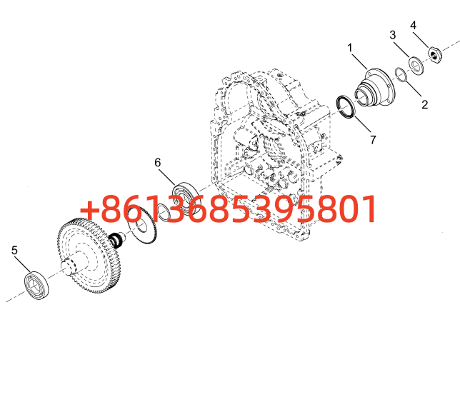 60230903 Output shaft assembly