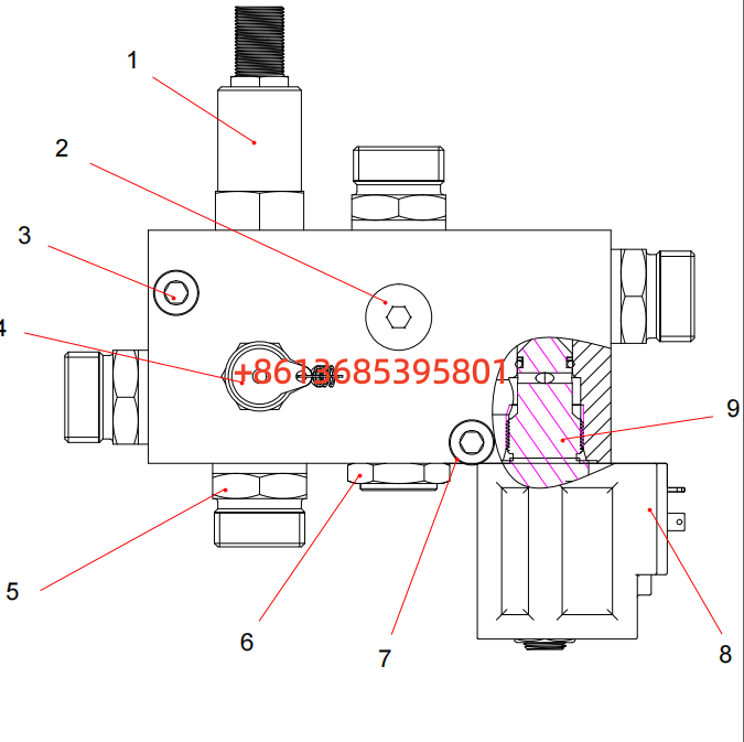 13744333 Cooling conversion valve block