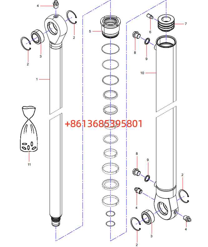 13982679 Mobile Hydraulic Cylinder
