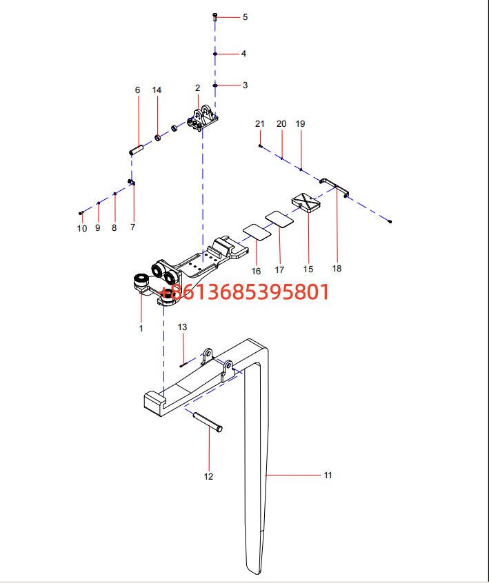 13317237 Left Fork Assembly