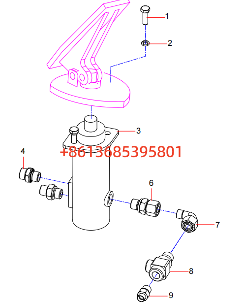 A810201069499 Brake Valve Assembly Drawing