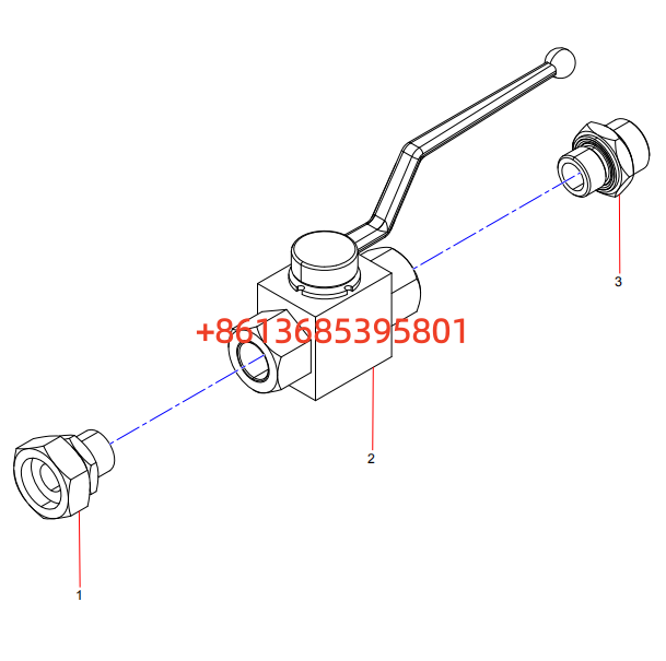 3968919 Ball valve assembly