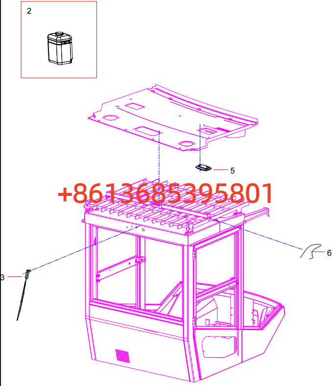 12788638 Heavy-duty forklift cab electrical assembly.png 12788638 Heavy-duty forklift cab electrical assembly.png