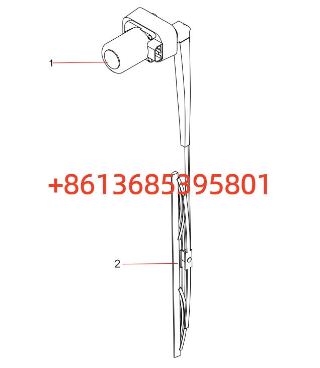 A229900002144 Rear window wiper assembly