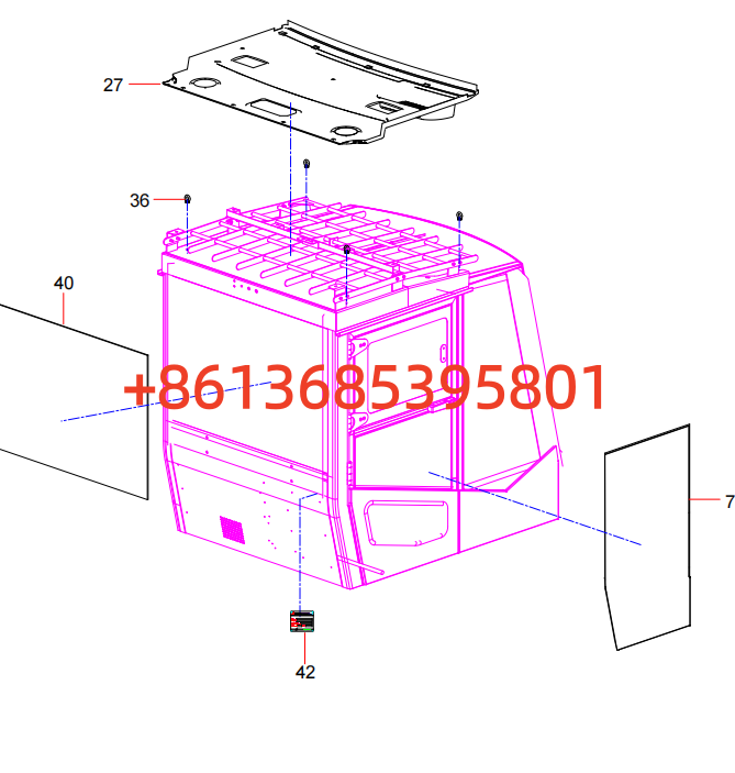 12787884 JMCC04 Heavy-duty forklift cab sub-body-2.png