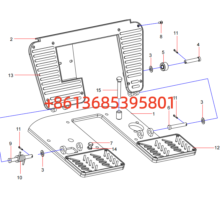 12142583 Double pedal