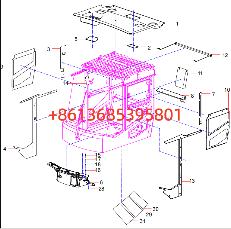 12963026 Interior Assembly