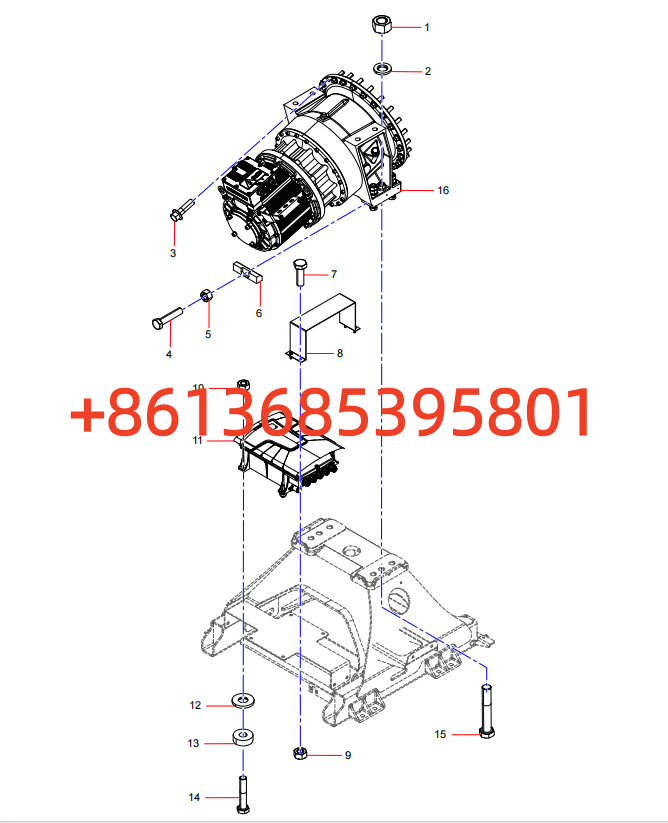 QDP008168465 Electric drive system for stirring drum