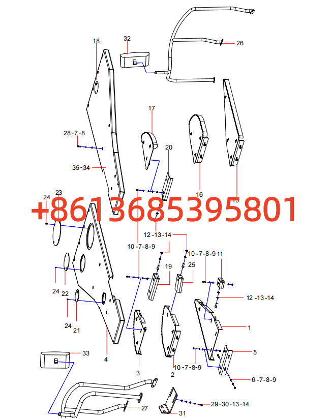 12800001 Escalator platform assembly
