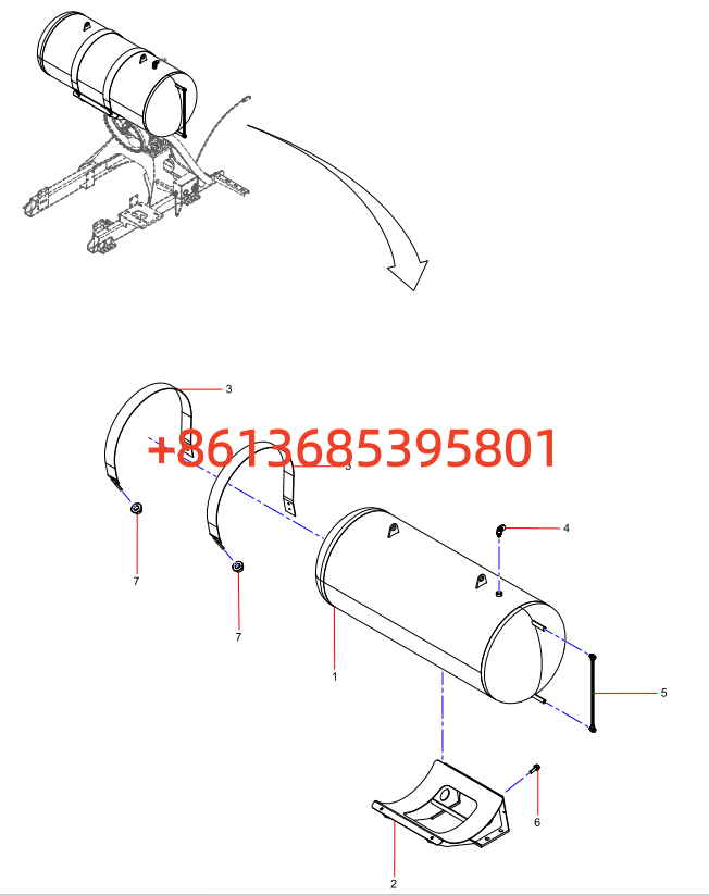 GJB005506797 Water Tank Assembly