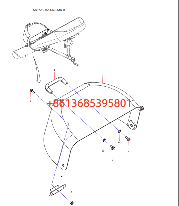 12911880 Hopper assembly