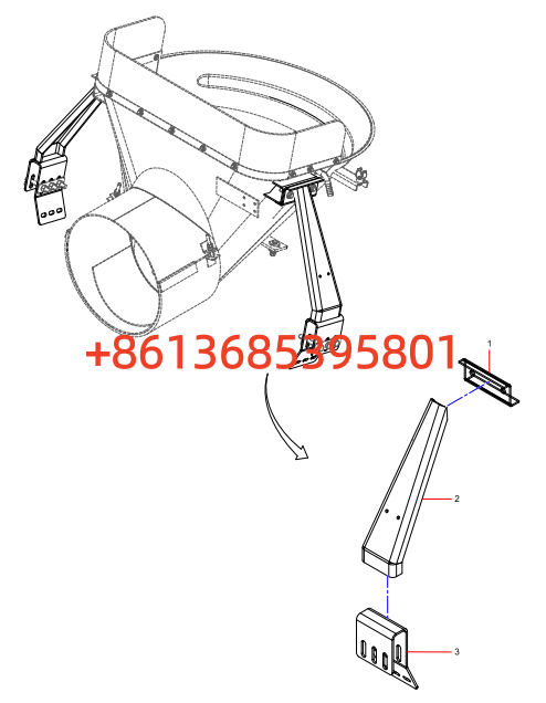 12795949 Feed hopper support