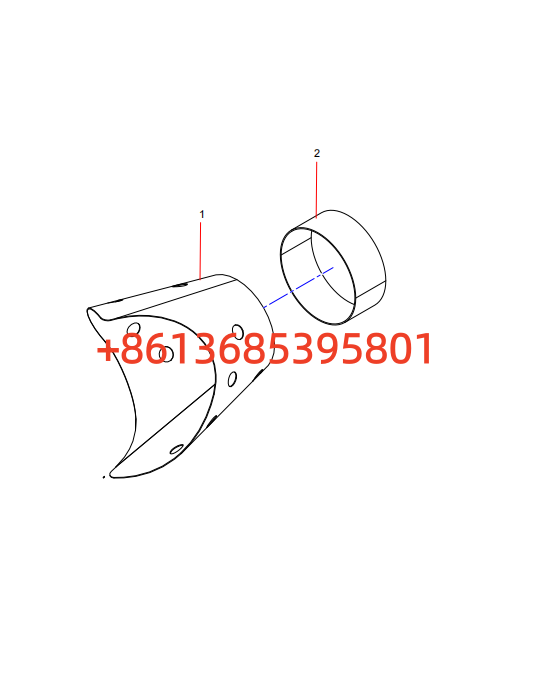 GJB004758834 Right-handed feed cone