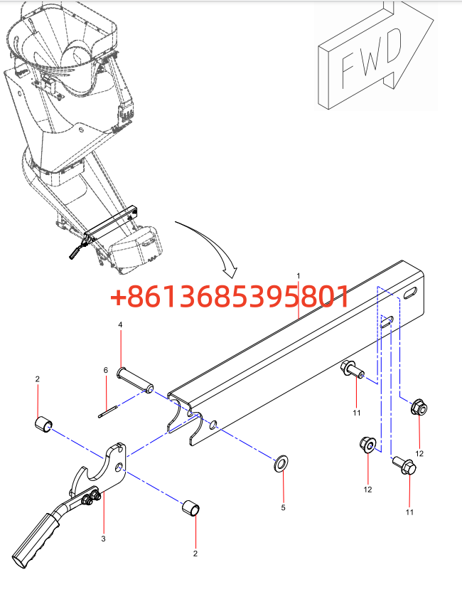 GJB004840171 Locking bracket device
