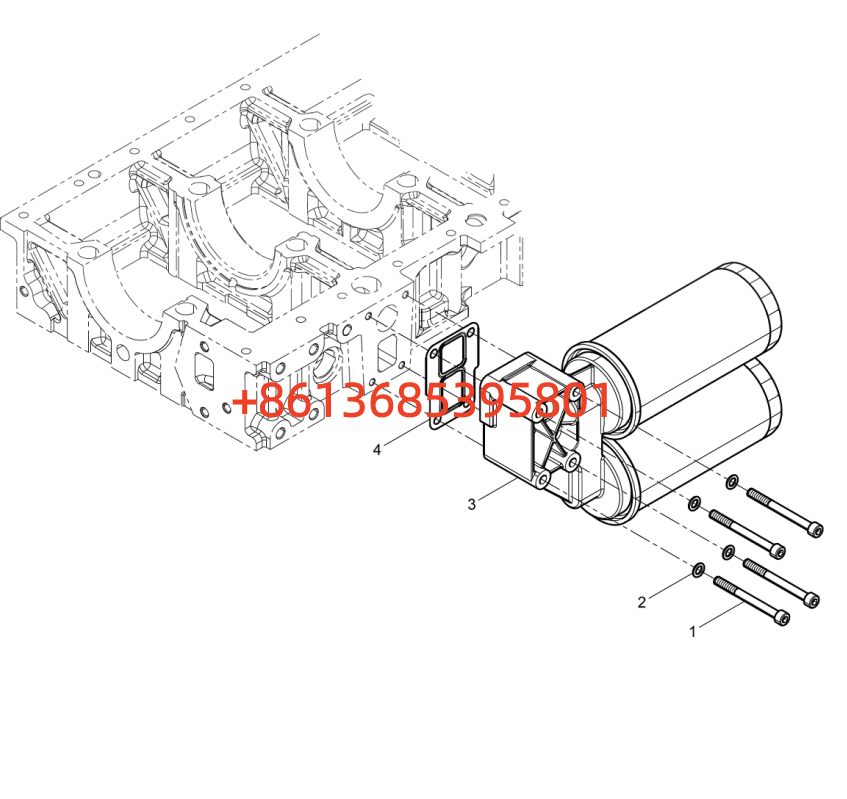 #160102100004B041 Engine Oil Filter Assembly Group