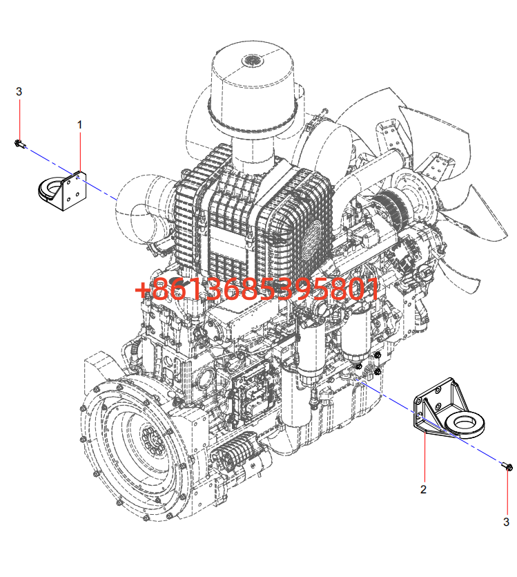 #SSW008823439 Engine Outrigger Group