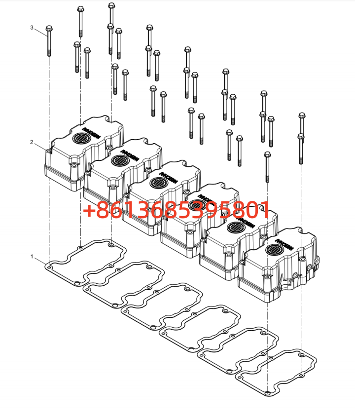 #160102100004B167 Cylinder Head Cover Combination Group