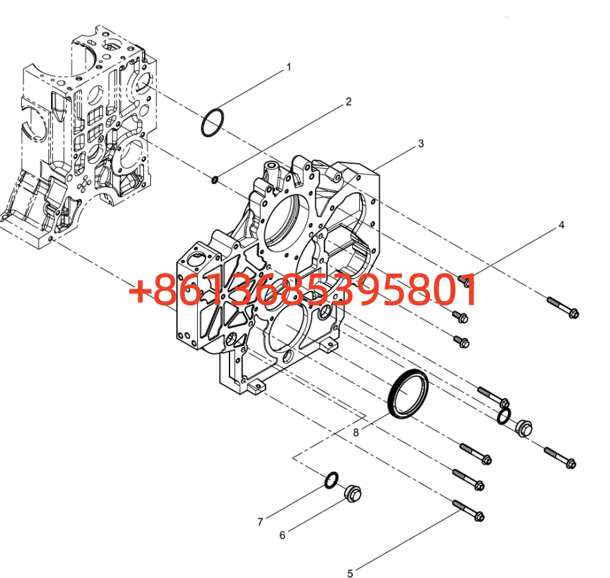 #160102100004B159 Gear Chamber Combination Group