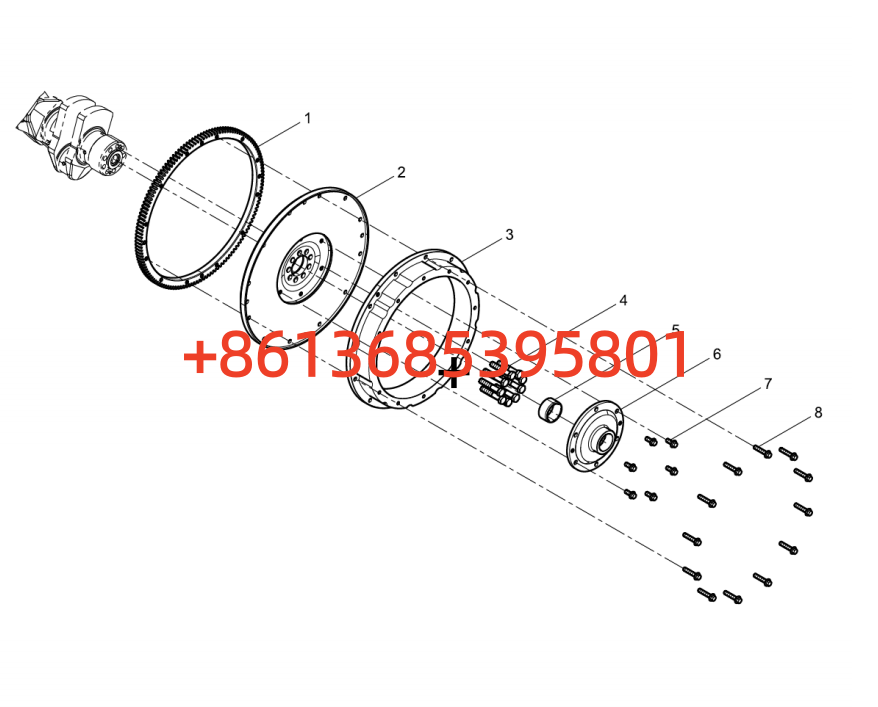 #160102100004B164 Flywheel Combination Group