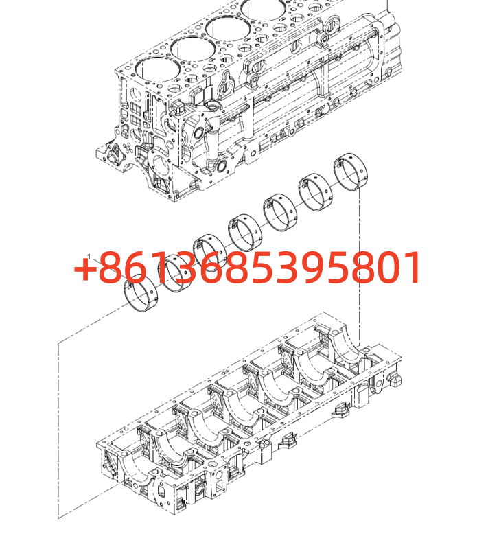 #160102100004B162 Main Bearing Shell Group