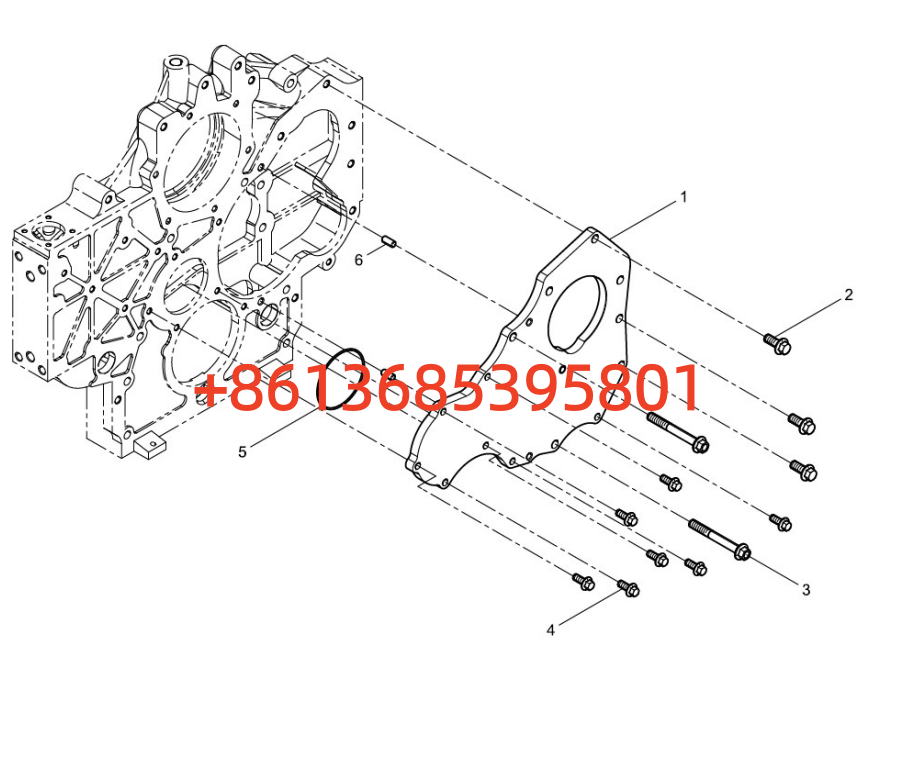 #160102100004B160 Front End Cover Combination Group