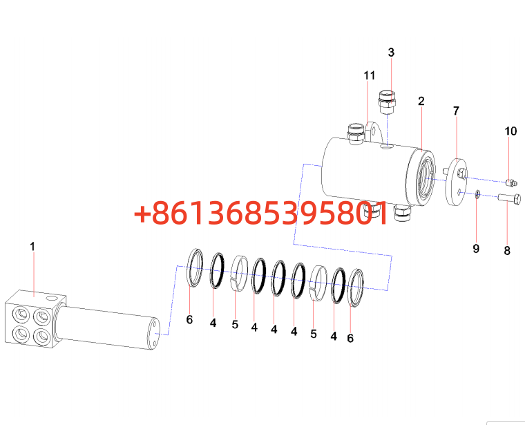 #A810201069001 Swivel Connector  #STG190C-8 Sany MotorGrader