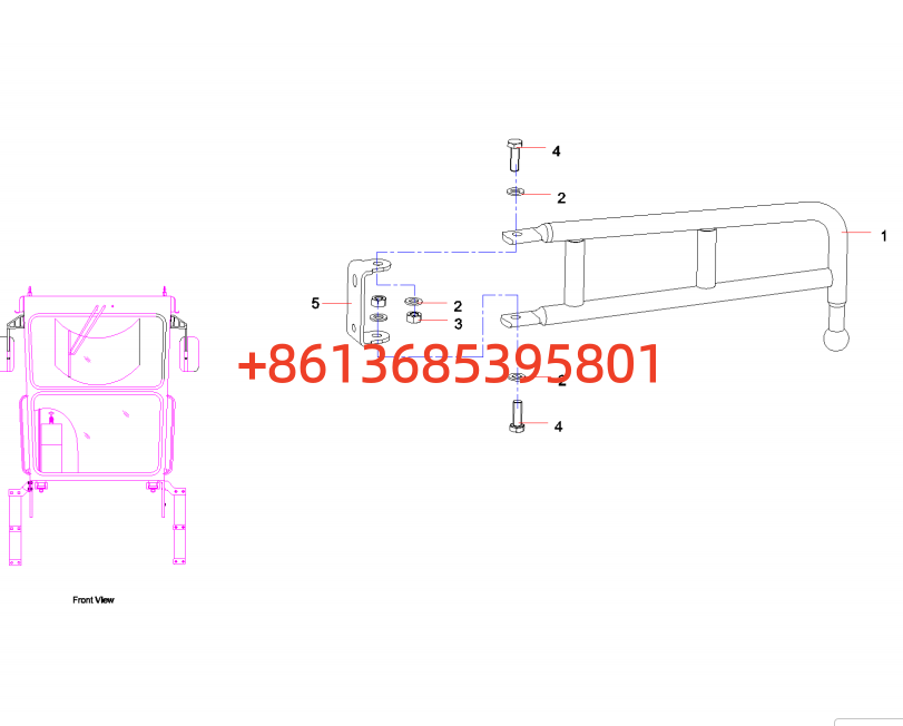 #11710459 Rearview Mirror Bracket Assembly