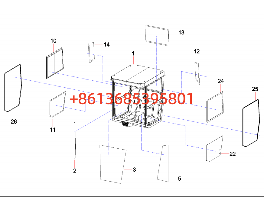 #13309176 JRSR03 Fully Hydraulic Single Drum Roller Cab Main Body.png #13309176 JRSR03 Fully Hydraulic Single Drum Roller Cab Main Body.png