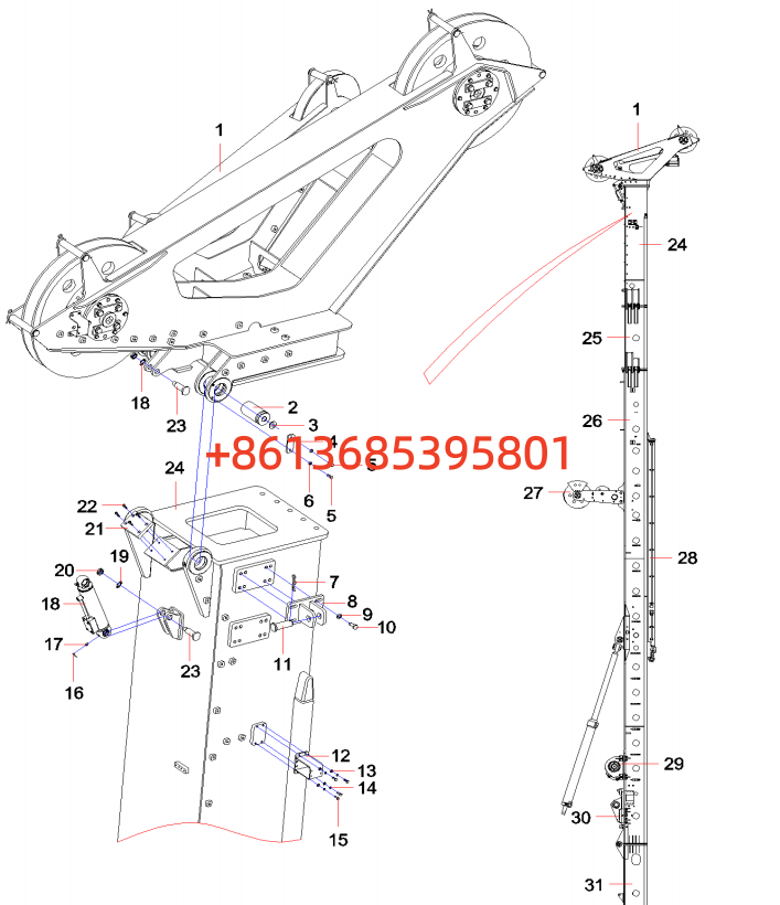 #14300387 Mast Assembly