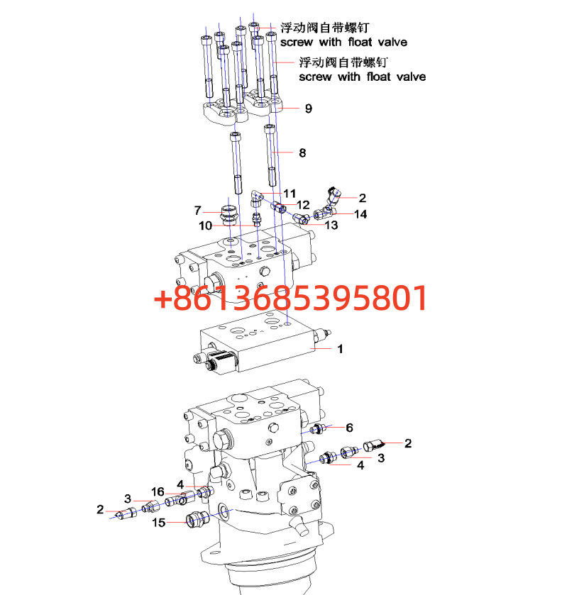 #14208544 Left variable motor assembly