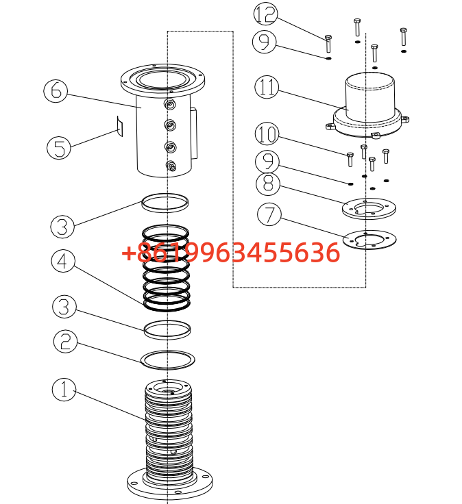 358200135 回转分配器 Slewing distributor