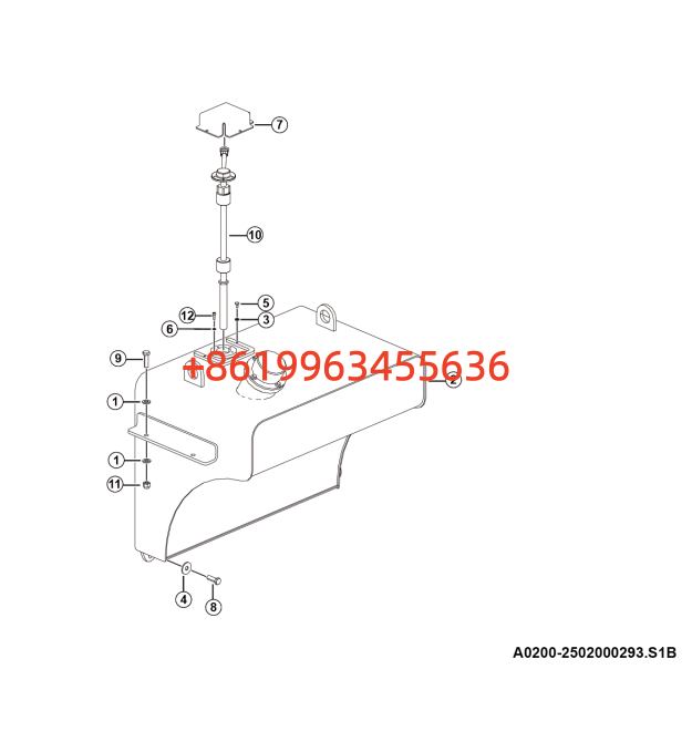 2502000293.S1B-G3 Fuel tank ass