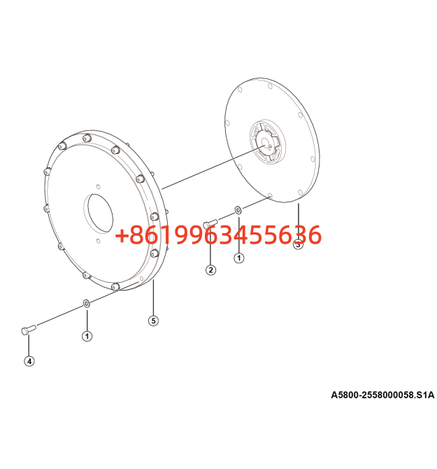 2558000058.S1A-G1 Engine transmission sys