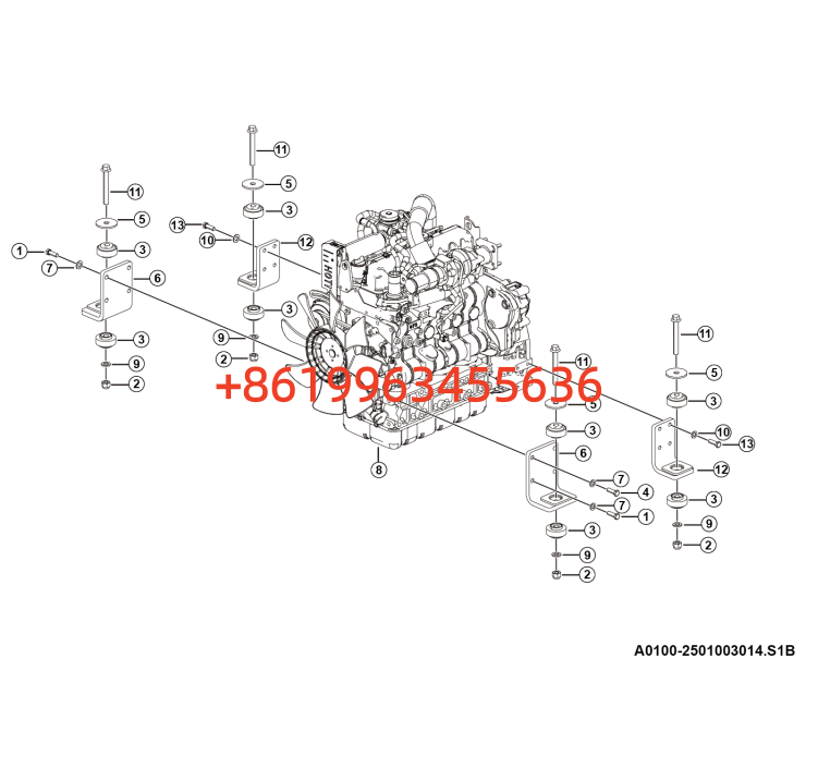2501003014  Engine assy