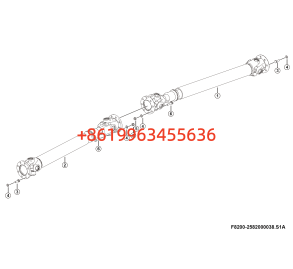 2582000038  Drive shaft assy