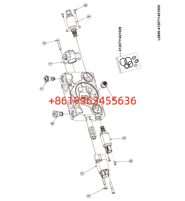 4120711421005 Working section assy N/S/NMX182-A105