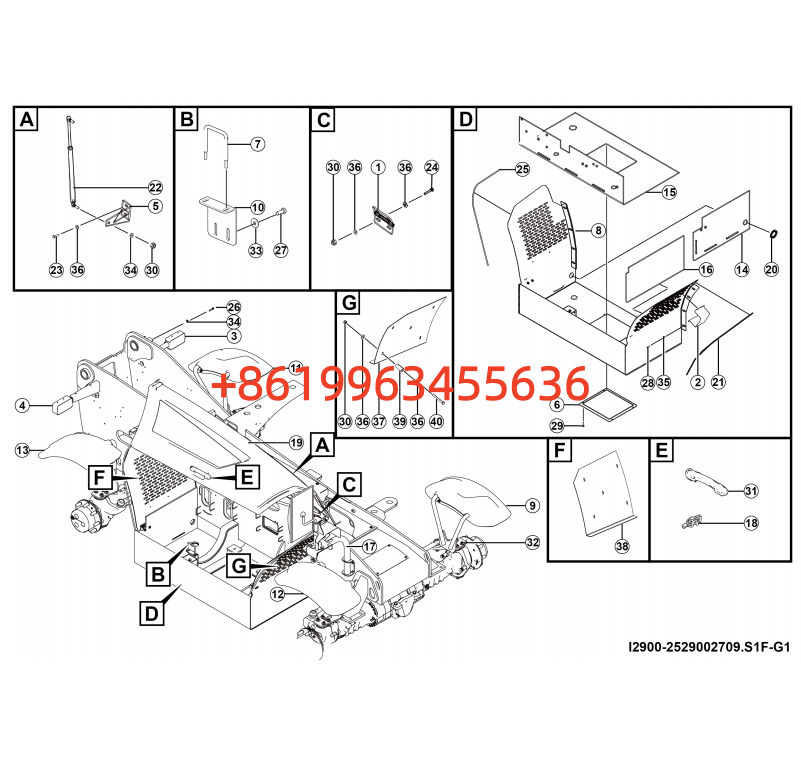 2529002709  Covering assy
