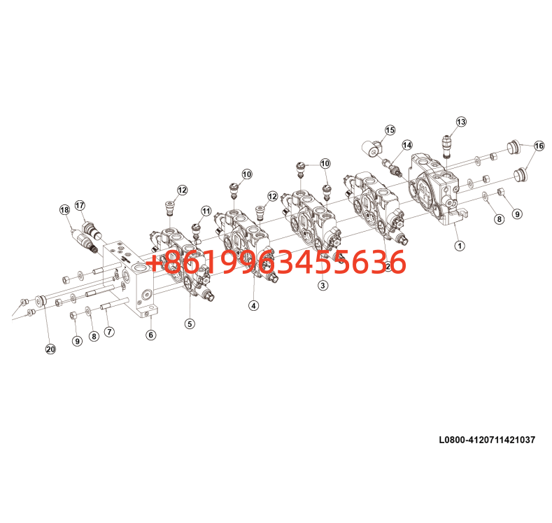 4120711421037 Main valve manifold ax32085-60