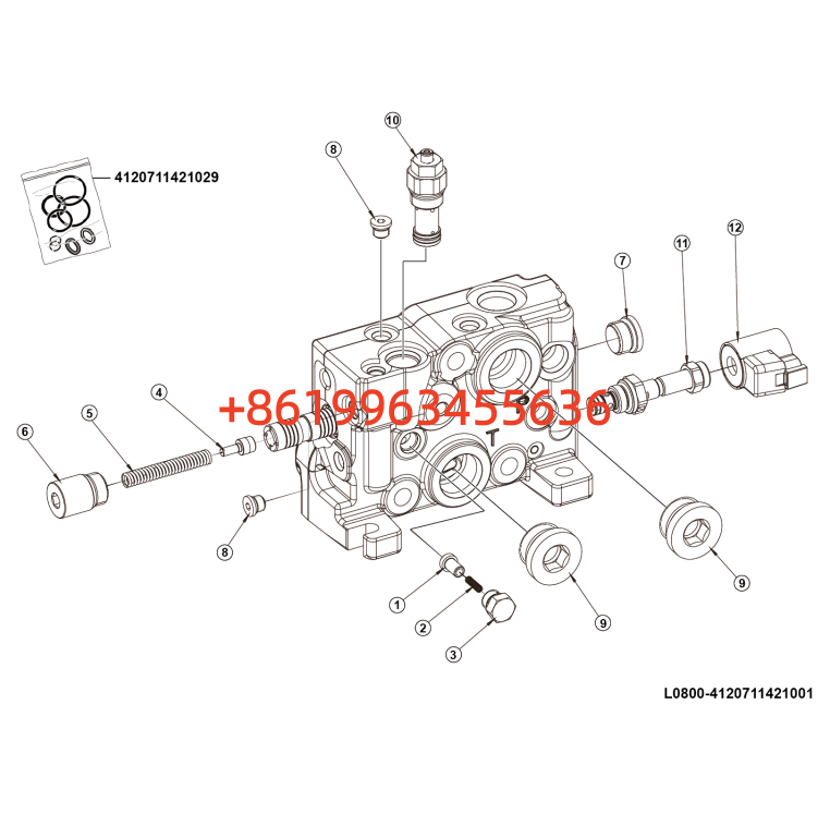 4120711421001 Inlet section assy N/S/NMX181-BH3