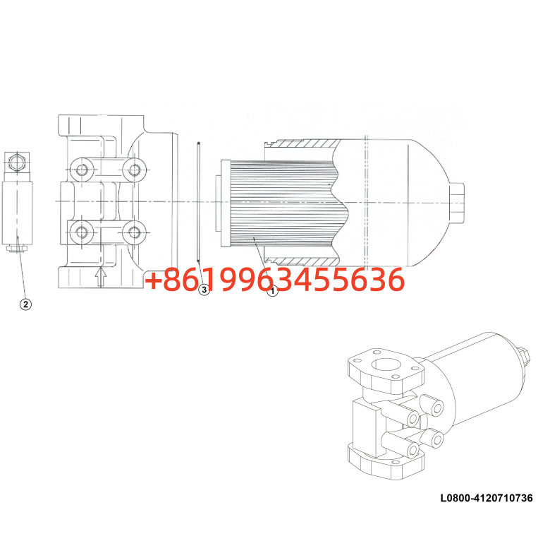 4120710736 Oil return filter PLFA-C240X10F（20197）