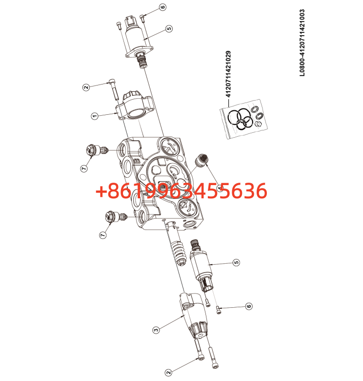 4120711421003 Working section assy N/S/NMX182-A106