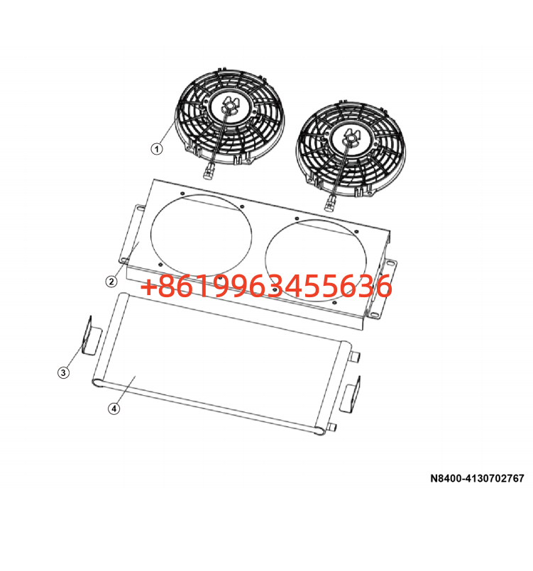 4130702767 Condenser assy GKL33-5.0L (10079)