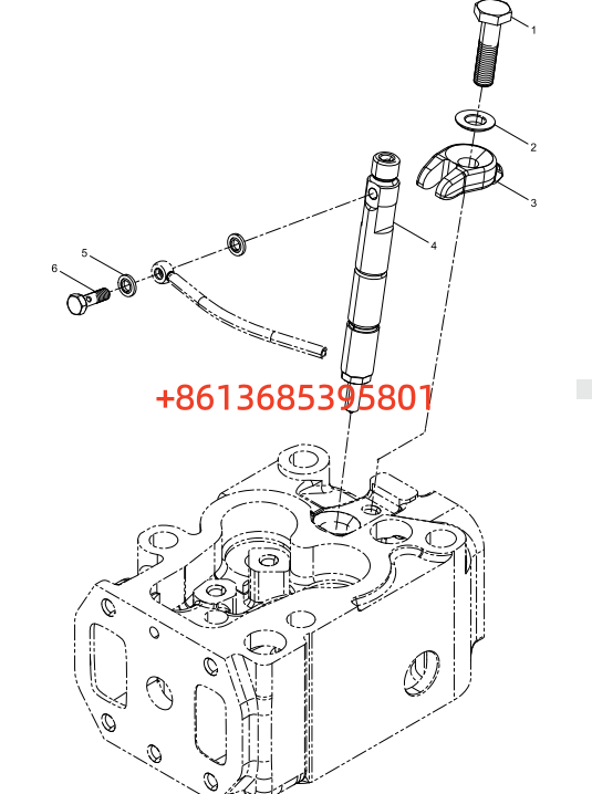 13027052 6 喷油器组件 Injector assembly