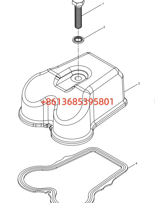 气缸盖罩结合组(Cylinder head cover assembly)