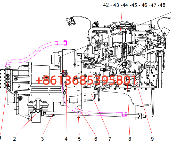 13253702 Engine and transmission assembly